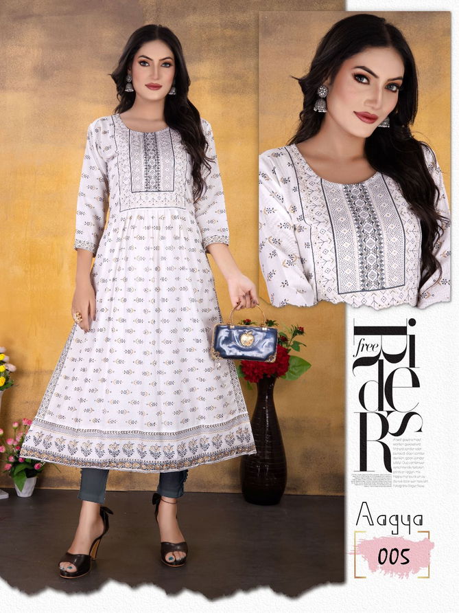 Aagya Naira Long Kurti Catalog